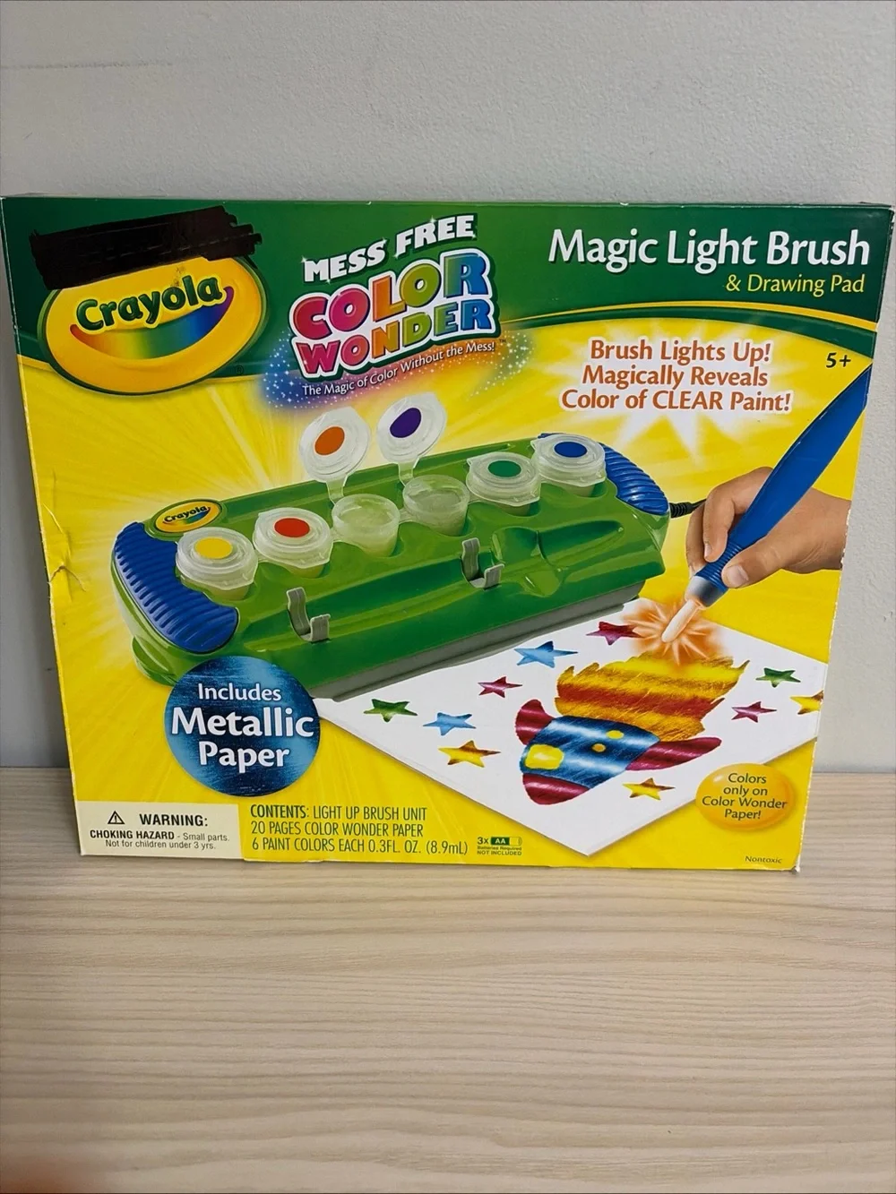 Crayola New!Mess Free Color Wonder Magic Light Brush - Green